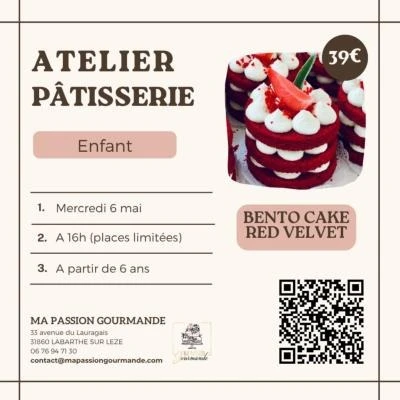 Atelier Pâtisserie - Enfant - Bento Cake Red Velvet