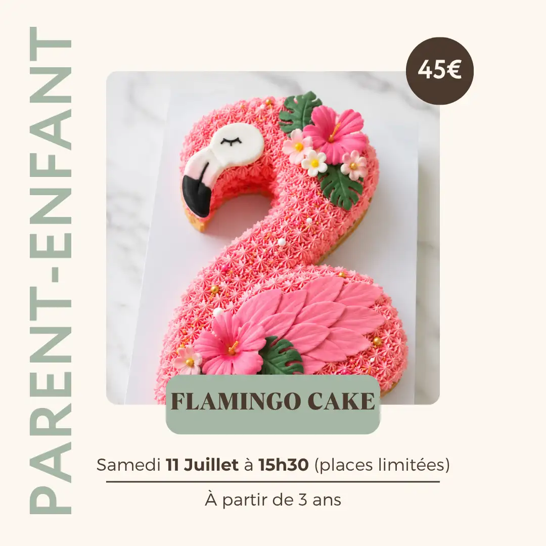 Atelier Pâtisserie - parent & enfant - Flamingo Cake