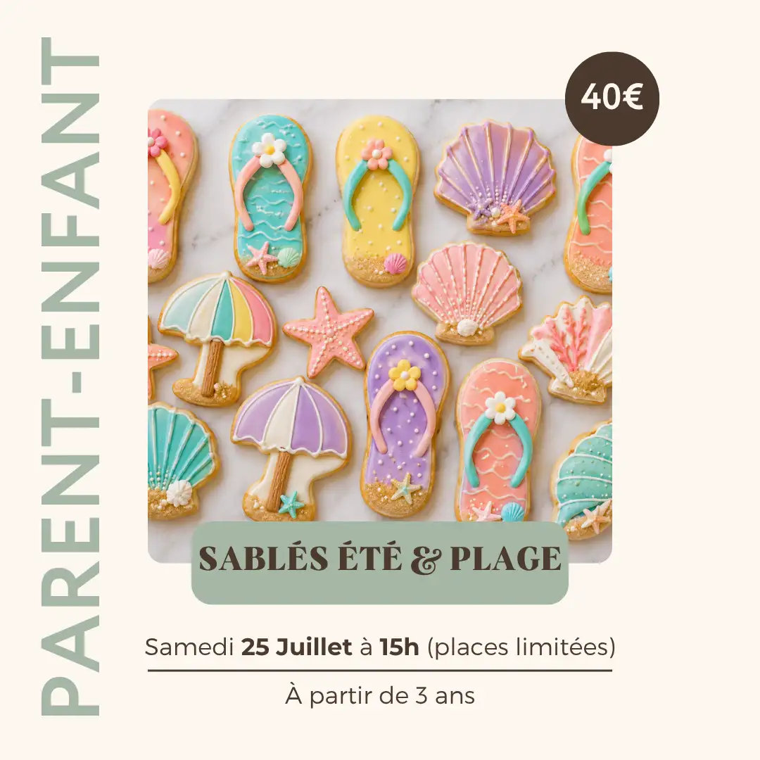 Atelier Pâtisserie - parent & enfant - Sablés Été & Plage