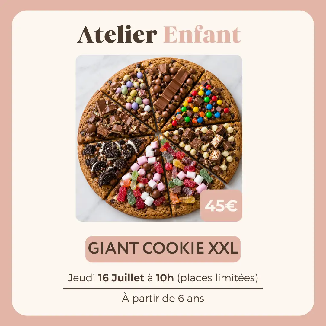 Atelier Pâtisserie - enfant - Giant Cookie XXL